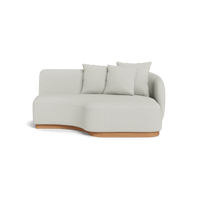 Como Curved Chaise Right
