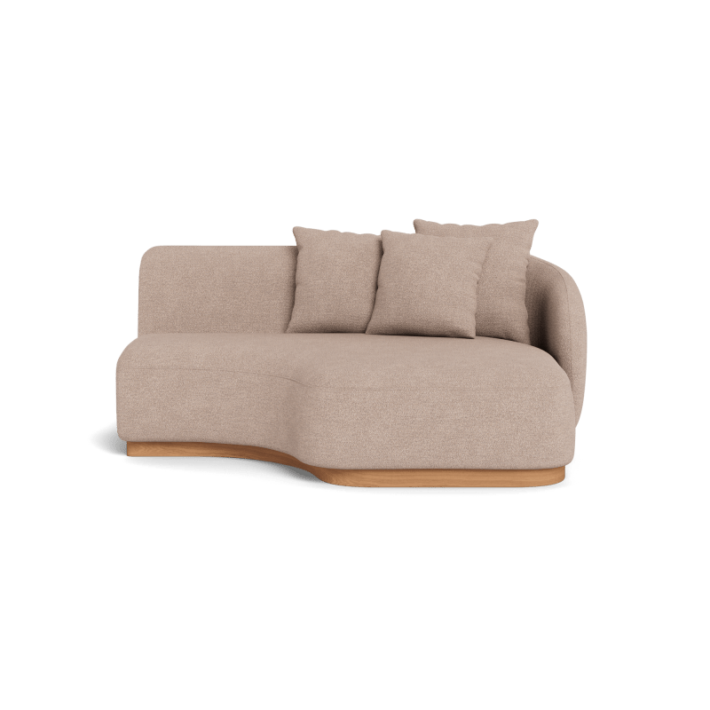 Como Curved Chaise Right