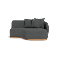 Como Curved Chaise Right