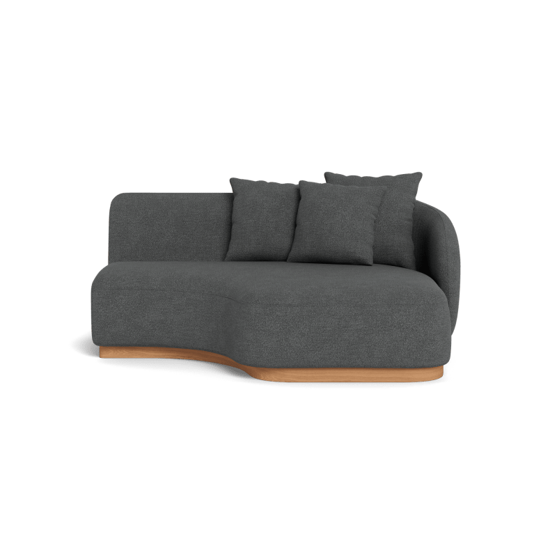 Como Curved Chaise Right