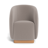 Como Dining Chair | Sealed Teak Natural, Marley Chinchilla,