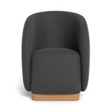 Como Dining Chair | Sealed Teak Natural, Panama Grafito,