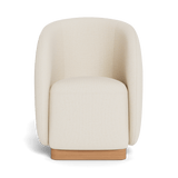 Como Dining Chair | Sealed Teak Natural, Siesta Ivory,