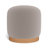 Como Footstool | Sealed Teak Natural, Marley Chinchilla,