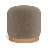 Como Footstool | Sealed Teak Natural, Marley Mink,