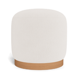 Como Footstool | Sealed Teak Natural, Marley Snow,