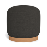 Como Footstool | Sealed Teak Natural, Monterey Charcoal,