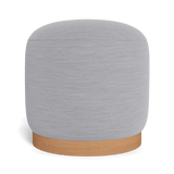 Como Footstool | Sealed Teak Natural, Panama Cloud,