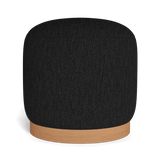 Como Footstool | Sealed Teak Natural, Pebble Charcoal,