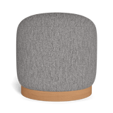 Como Footstool | Sealed Teak Natural, Pebble Fog,