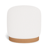 Como Footstool | Sealed Teak Natural, Pebble White,