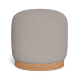 Como Footstool | Sealed Teak Natural, Riviera Stone,