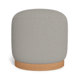 Como Footstool | Sealed Teak Natural, Stirling Fog,