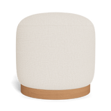 Como Footstool | Sealed Teak Natural, Stirling Linen,