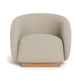 Como Lounge Chair | Sealed Teak Natural, Siesta Taupe,