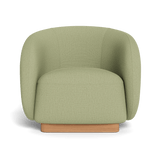Como Lounge Chair | Sealed Teak Natural, Stirling Sage,
