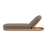Como Sun Lounge | Sealed Teak Natural, Altona Mink,