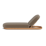 Como Sun Lounge | Sealed Teak Natural, Marley Mink,
