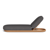 Como Sun Lounge | Sealed Teak Natural, Riviera Slate,
