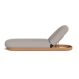 Como Sun Lounge | Sealed Teak Natural, Riviera Stone,