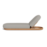 Como Sun Lounge | Sealed Teak Natural, Stirling Fog,