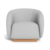 Como Swivel Lounge Chair | Sealed Teak Natural, Siesta Taupe,