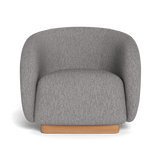 Como Swivel Lounge Chair | Sealed Teak Natural, Siesta Taupe,