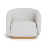 Como Swivel Lounge Chair | Sealed Teak Natural, Siesta Taupe,