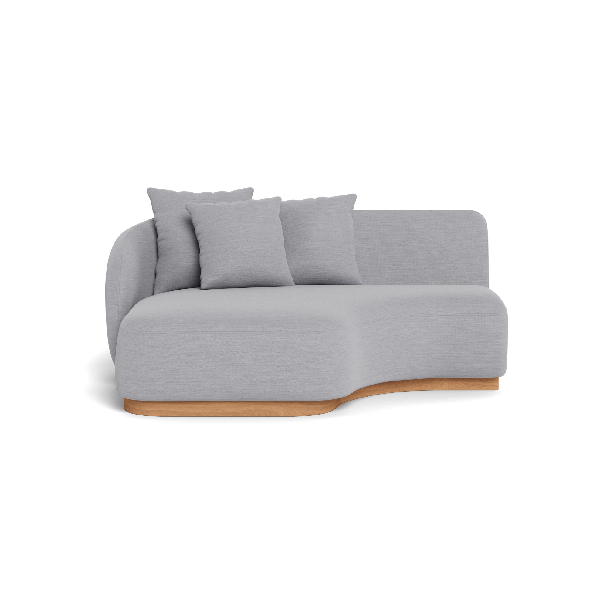 Como Curved Chaise Left