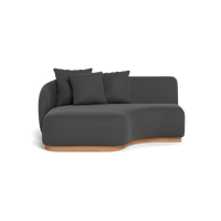 Como Curved Chaise Left