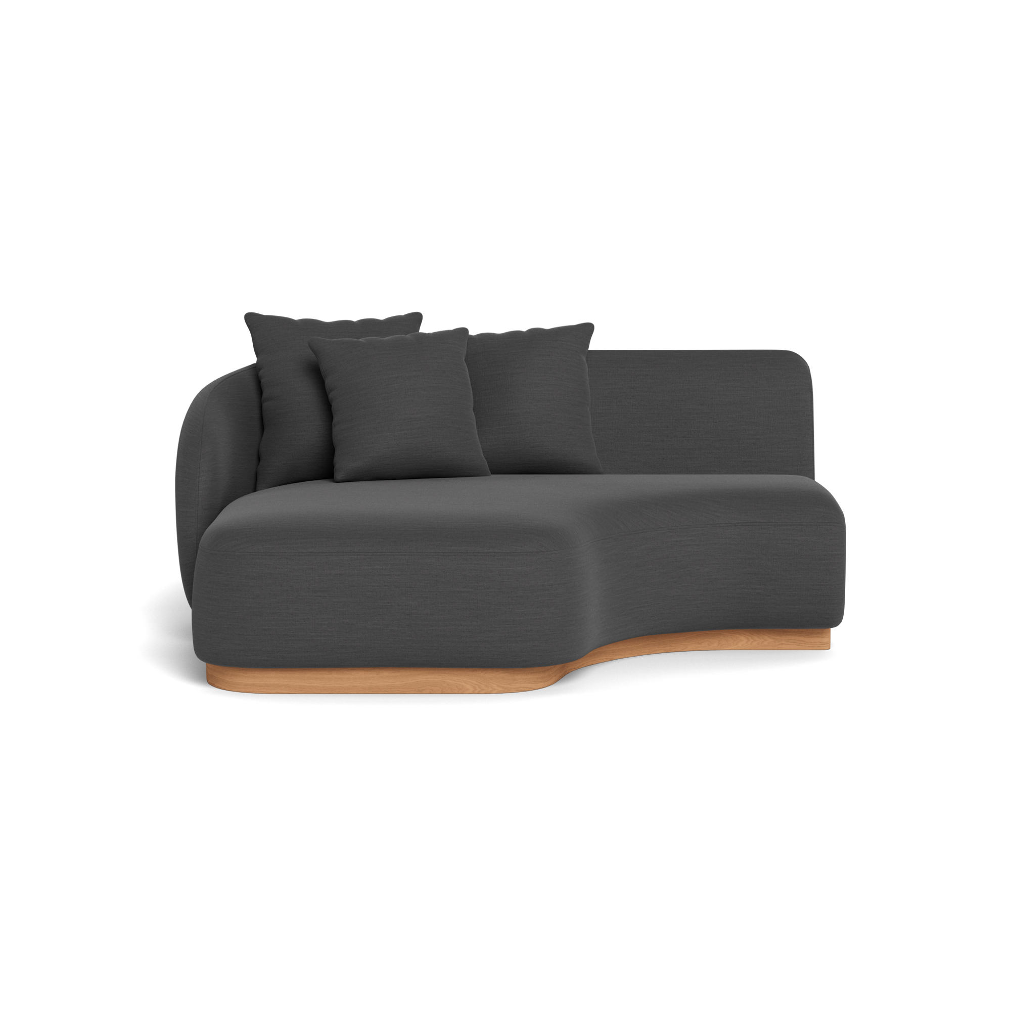Como Curved Chaise Left