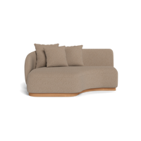 Como Curved Chaise Left