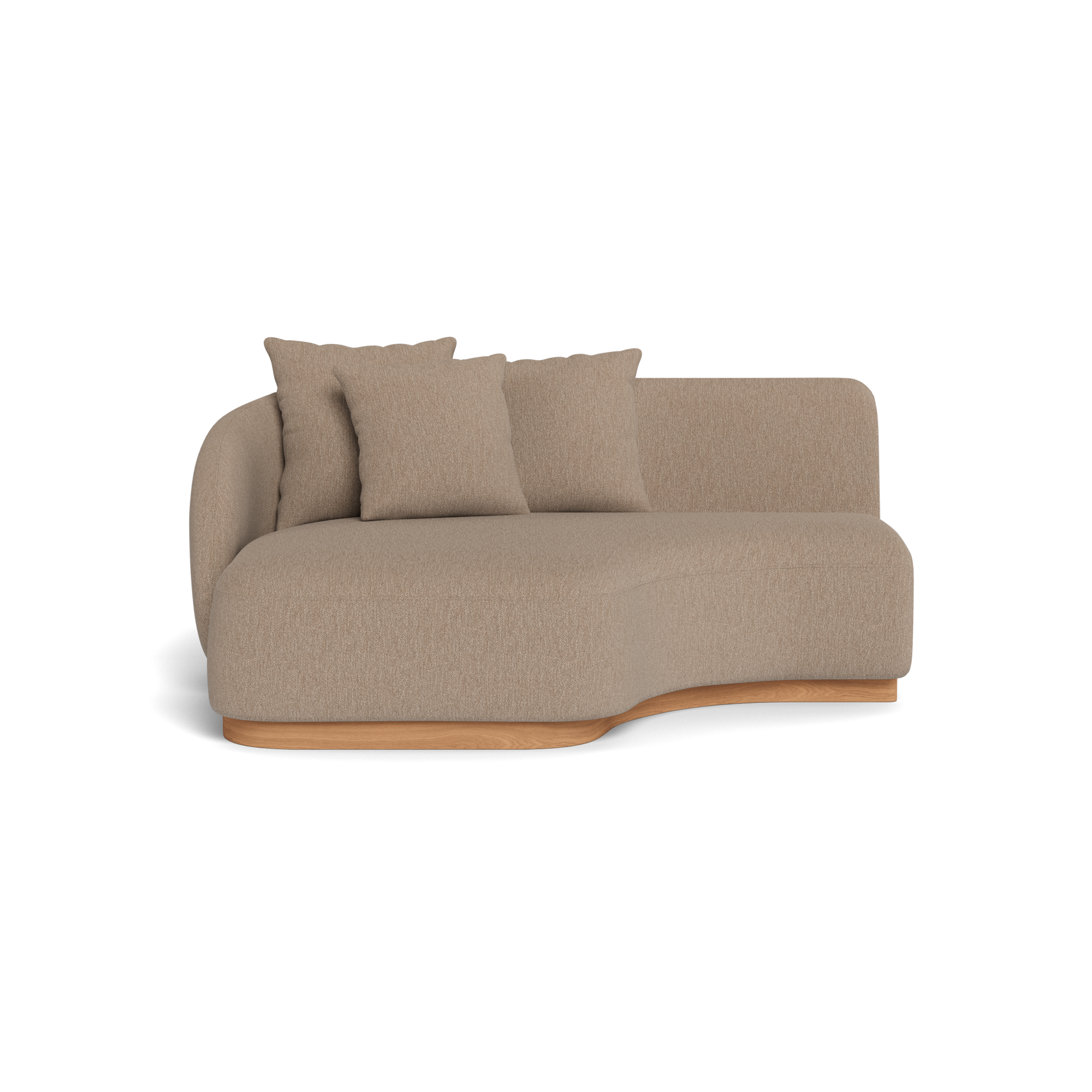 Como Curved Chaise Left