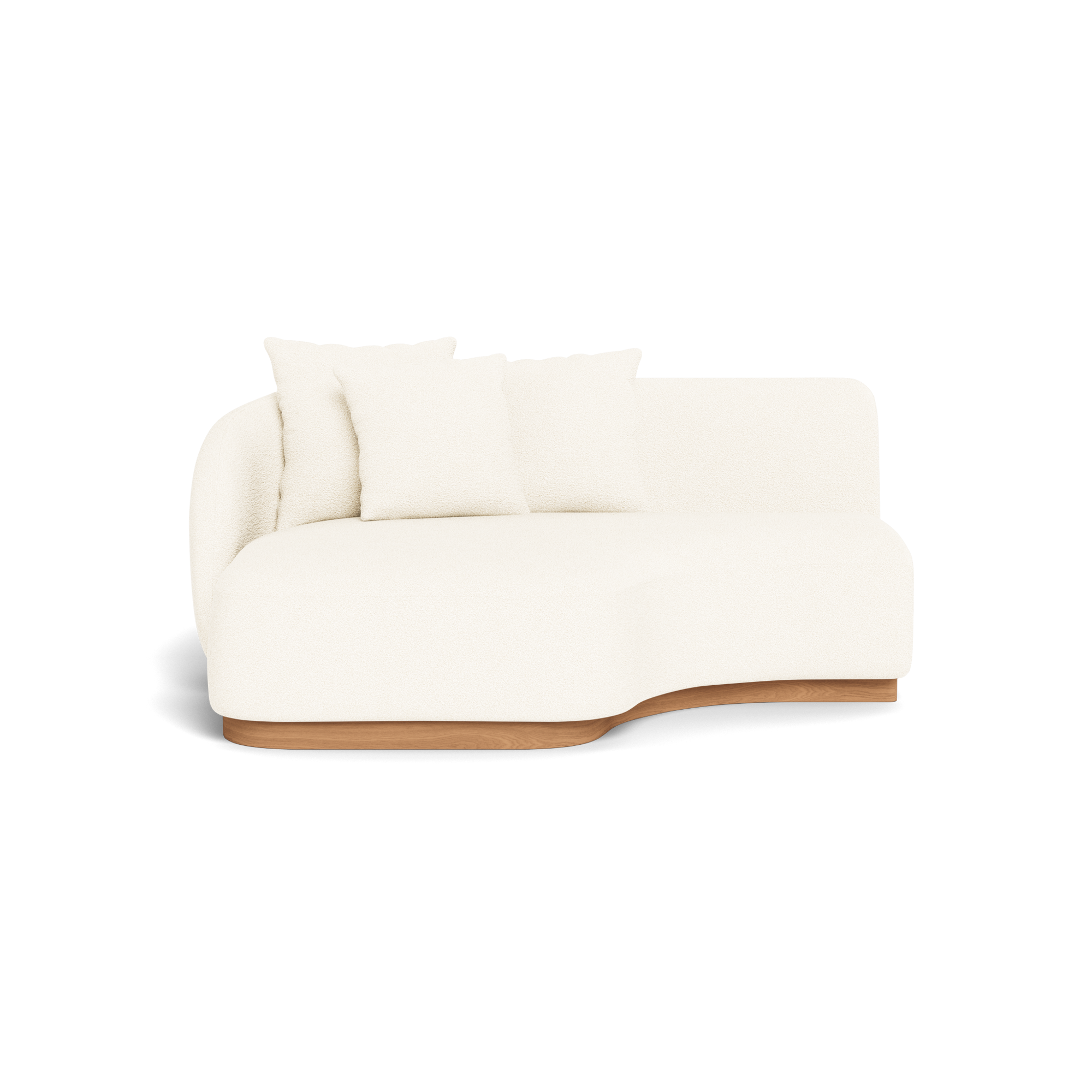 Como Curved Chaise Left