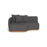 Como Curved Chaise Left
