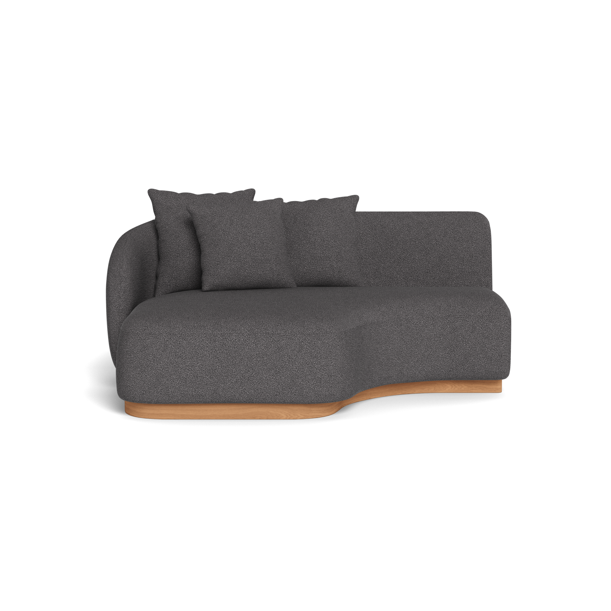 Como Curved Chaise Left