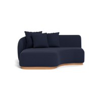Como Curved Chaise Left