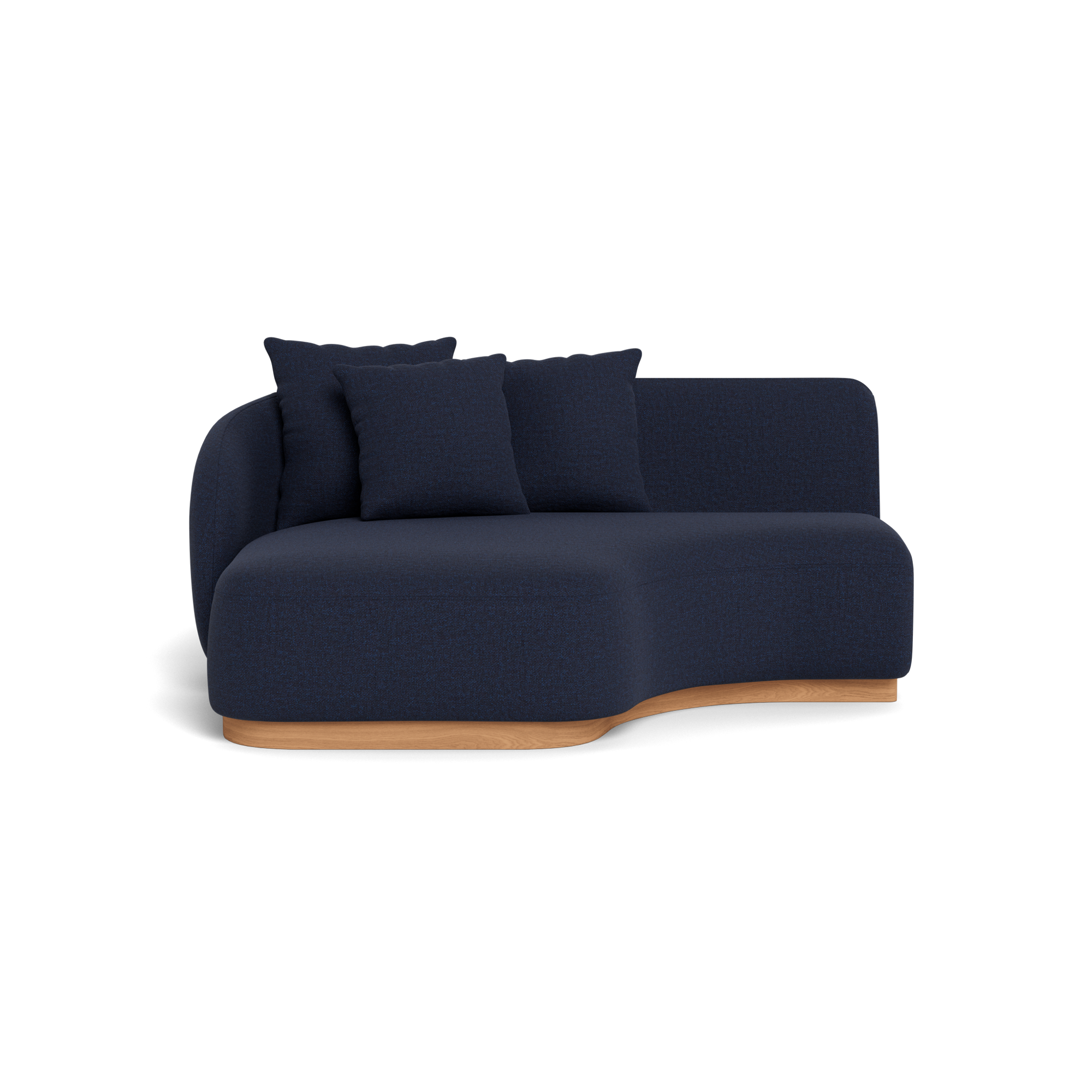 Como Curved Chaise Left