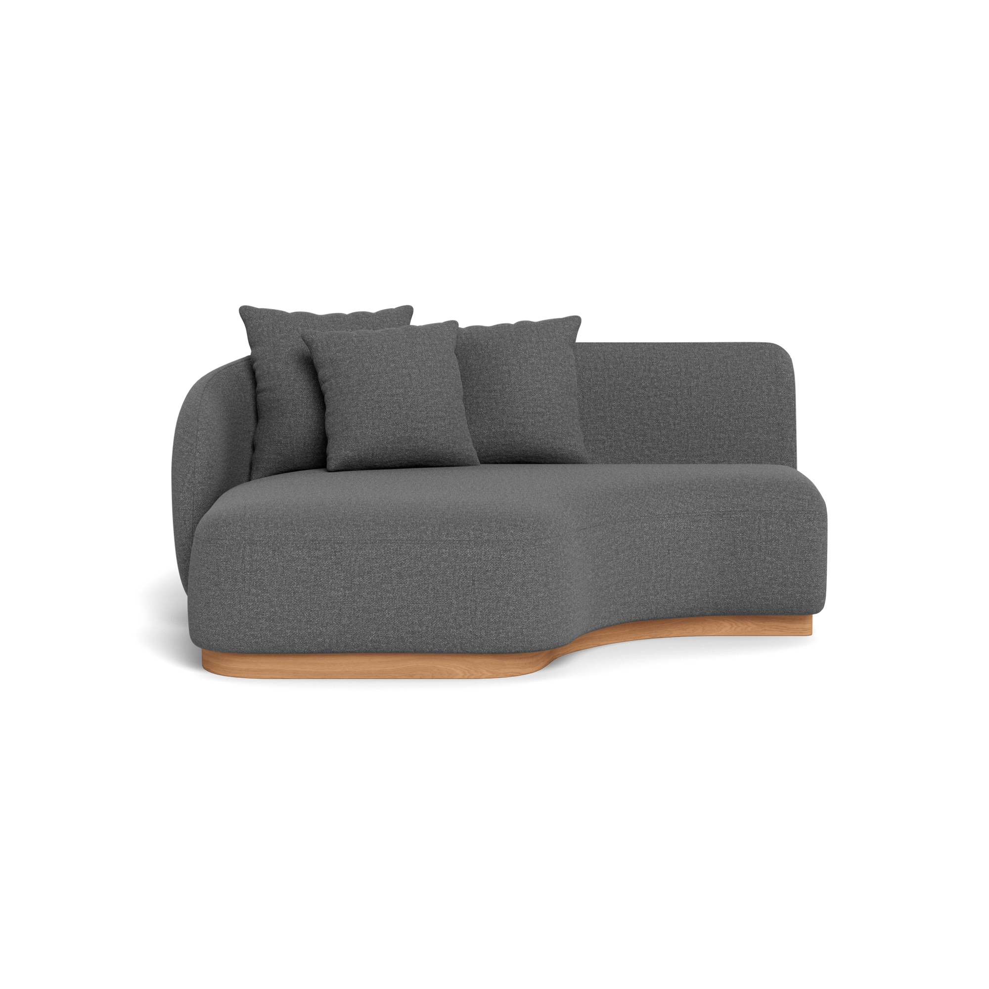 Como Curved Chaise Left