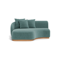 Como Curved Chaise Left