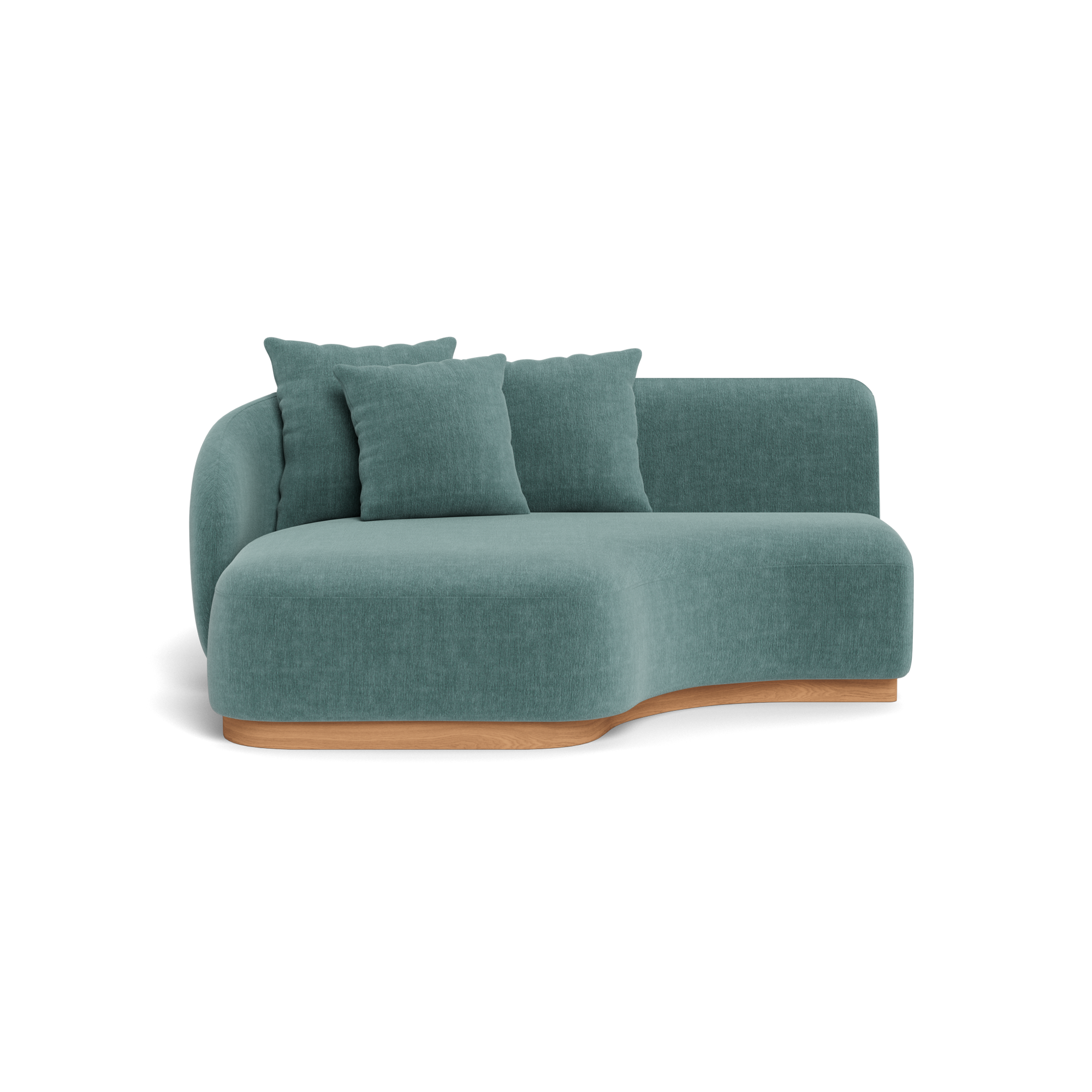Como Curved Chaise Left