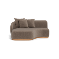 Como Curved Chaise Left
