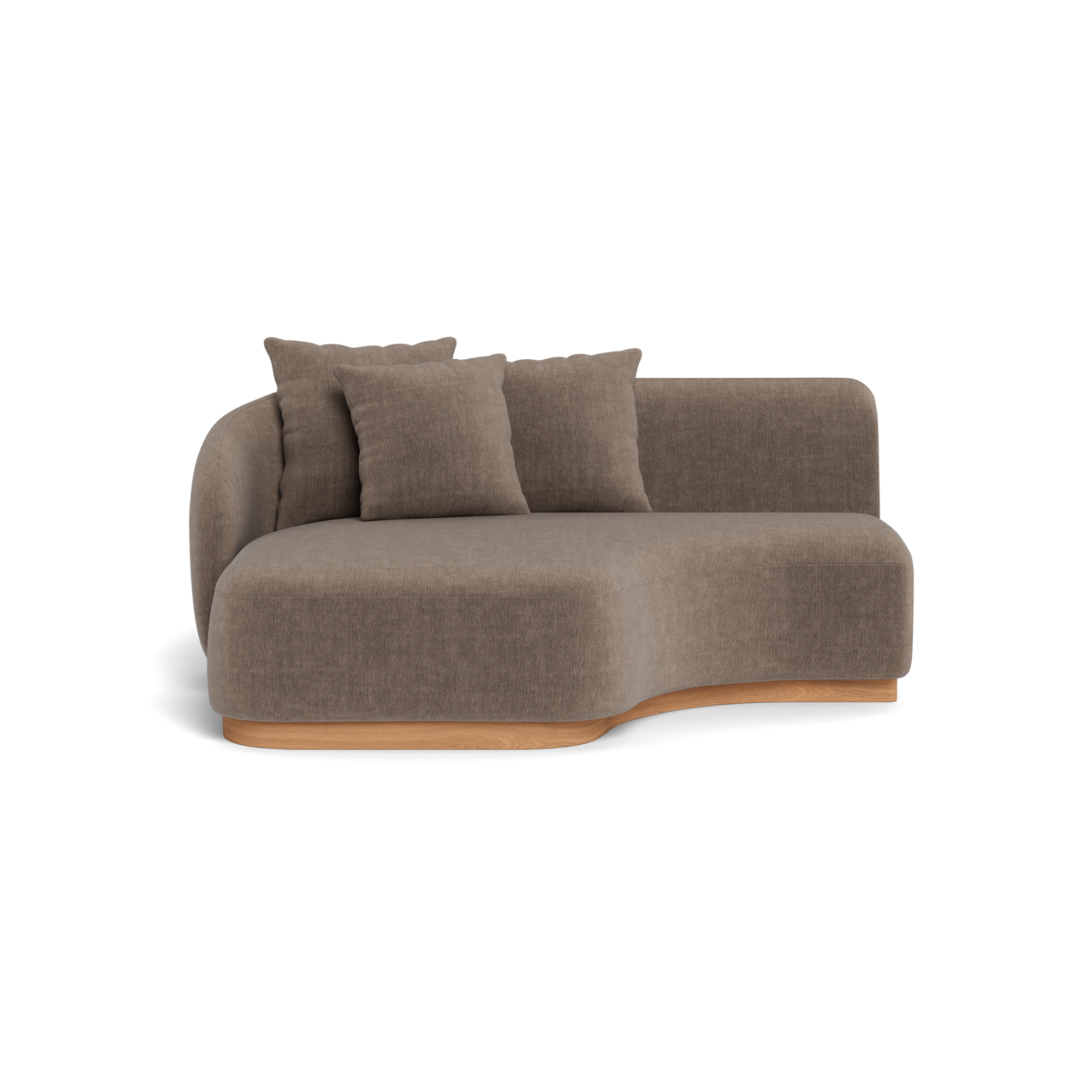 Como Curved Chaise Left