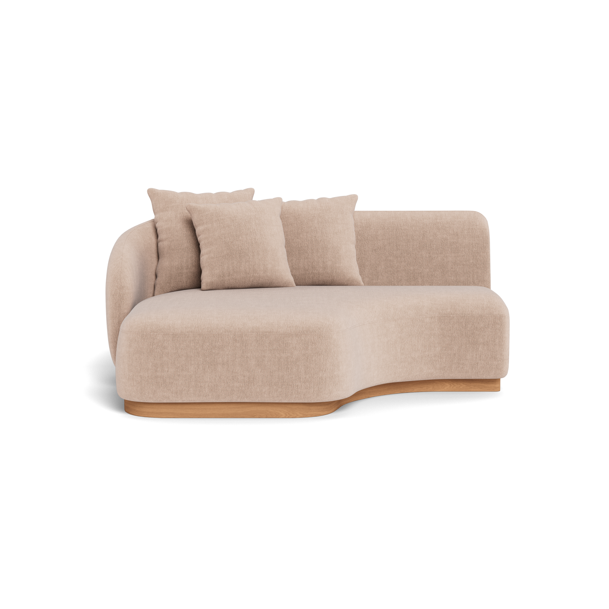 Como Curved Chaise Left