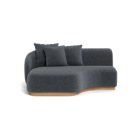 Como Curved Chaise Left