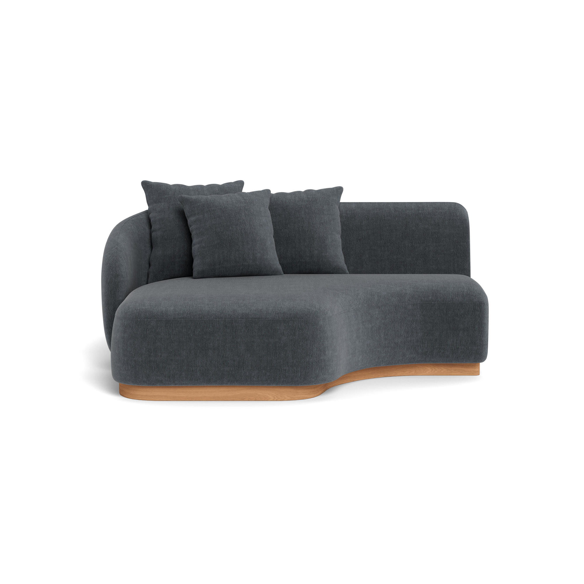 Como Curved Chaise Left