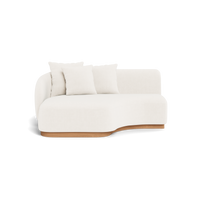 Como Curved Chaise Left