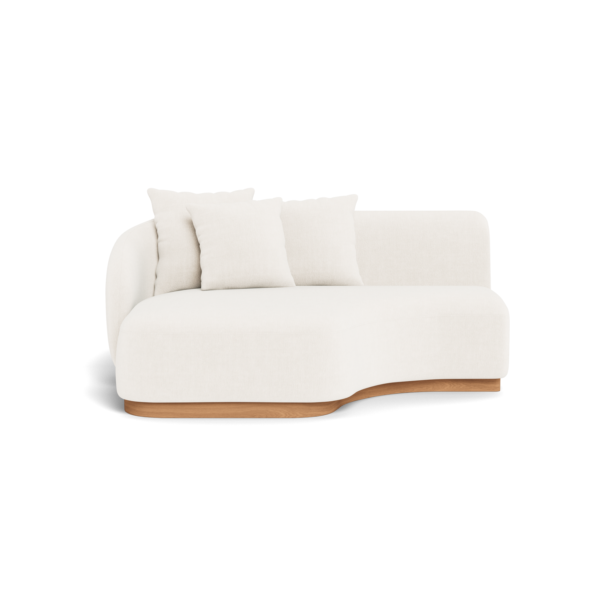 Como Curved Chaise Left