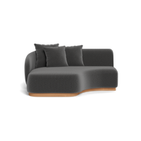 Como Curved Chaise Left