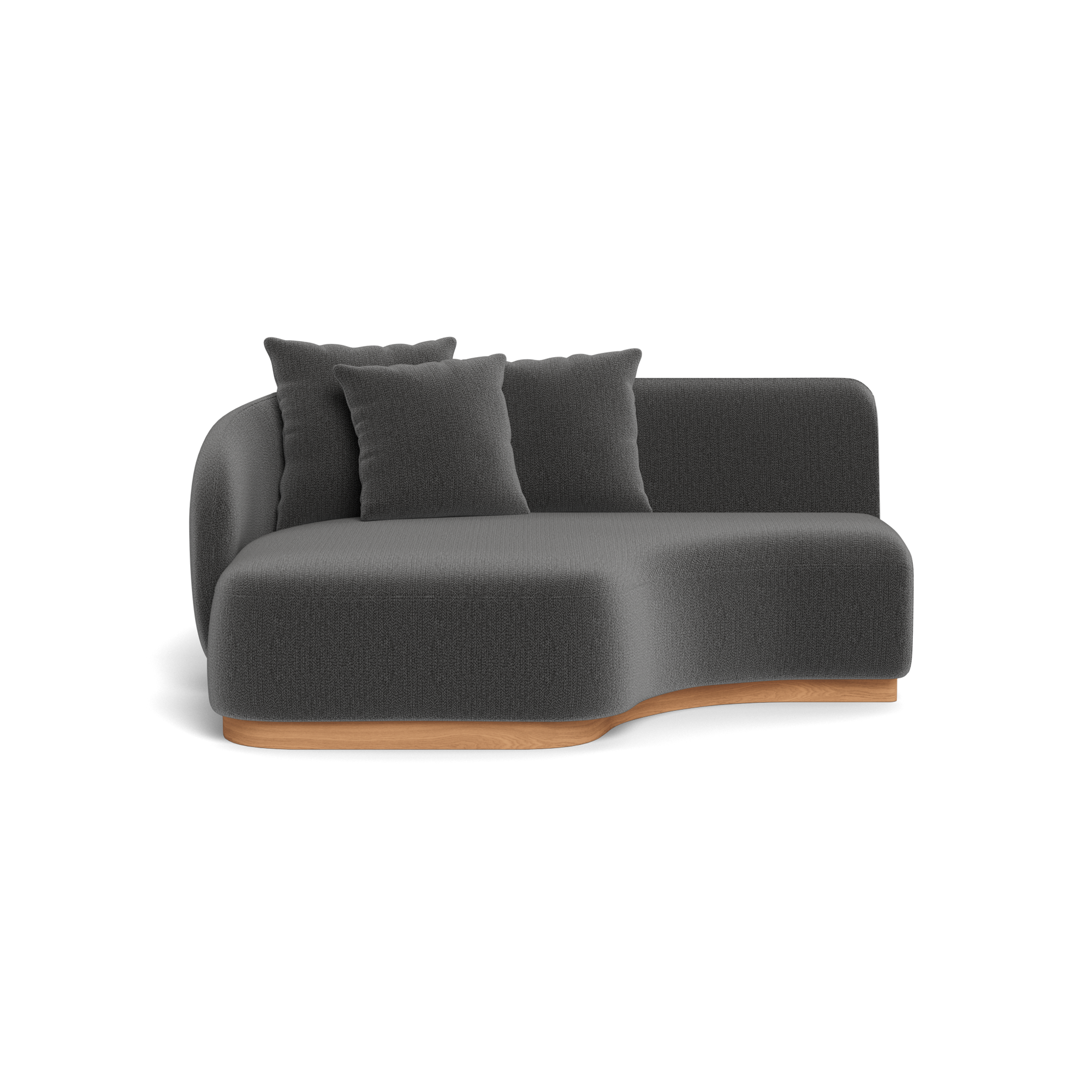 Como Curved Chaise Left